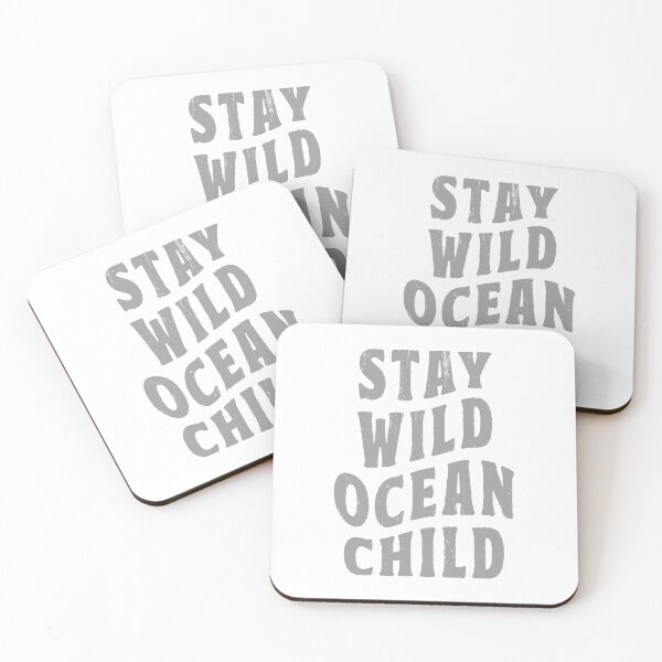 Item preview, Vintage Surf Quote Stay Wild Ocean Child designed and sold by TonySpencer.