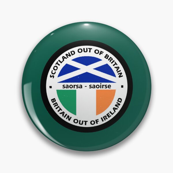 Item preview, Scotland Out of Britain - Britain Out Of Ireland - SNP - SF- Celtic - Saor Alba   designed and sold by AriellaAppCo.