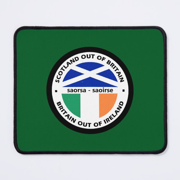 Item preview, Scotland Out of Britain - Britain Out Of Ireland - SNP - SF- Celtic - Saor Alba designed and sold by AriellaAppCo.
