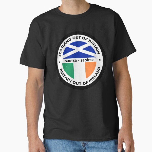 Item preview, Scotland Out of Britain - Britain Out Of Ireland - SNP - SF- Celtic - Saor Alba   designed and sold by AriellaAppCo.