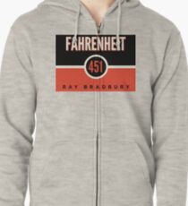 Fahrenheit 451 Zipped Hoodie