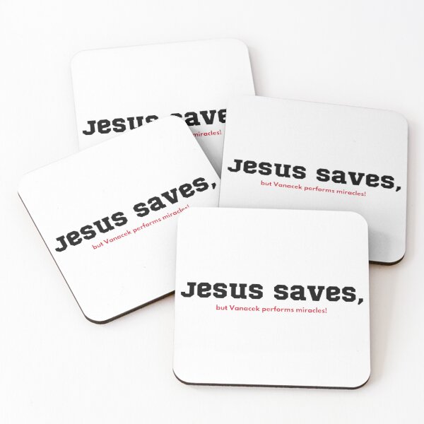 Item preview, Copy of Jesus Saves, Vanacek Miracles! designed and sold by BradburyWorx.