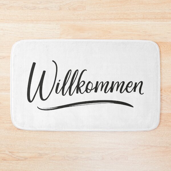 Item preview, Willkommen. German text: Welcome. designed and sold by pidzam4e.