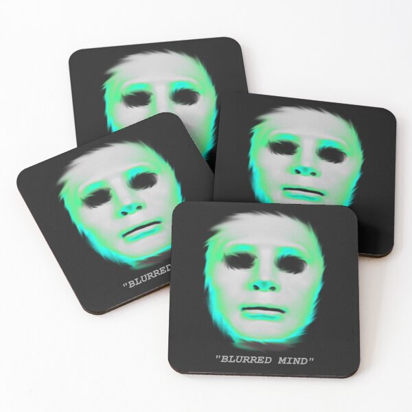Item preview, GREEN BLURRED MIND FACE designed and sold by WORLDHOODIES.