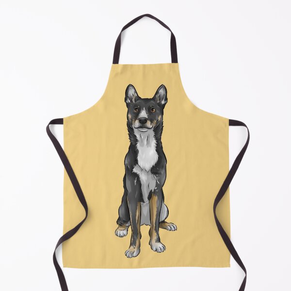 Item preview, New Guinea Singing Dog | Black and Tan | Cute Dog Art designed and sold by shirinsart.