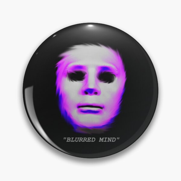 Item preview, PINK BLURRED MIND FACE designed and sold by WORLDHOODIES.