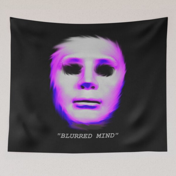 Item preview, PINK BLURRED MIND FACE designed and sold by WORLDHOODIES.