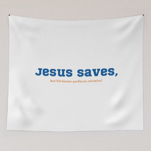 Item preview, Jesus Saves, Varlamov Miracles! designed and sold by BradburyWorx.