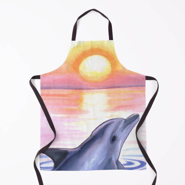 Item preview, Dolphin Looking At Sunset designed and sold by AyfuDesigns.