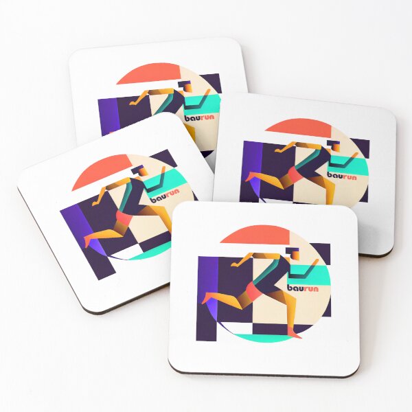 Item preview, Bauhaus Colourful Run Design for a Lover of Contemporary Art and Sport  designed and sold by KOTOdesign.