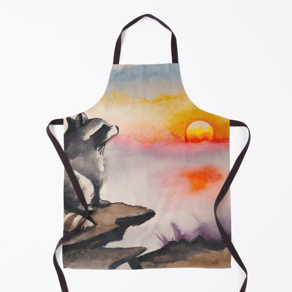 Item preview, Racoon Looking At Sunset designed and sold by AyfuDesigns.