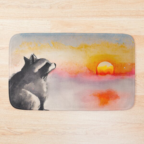Item preview, Racoon Looking At Sunset designed and sold by AyfuDesigns.