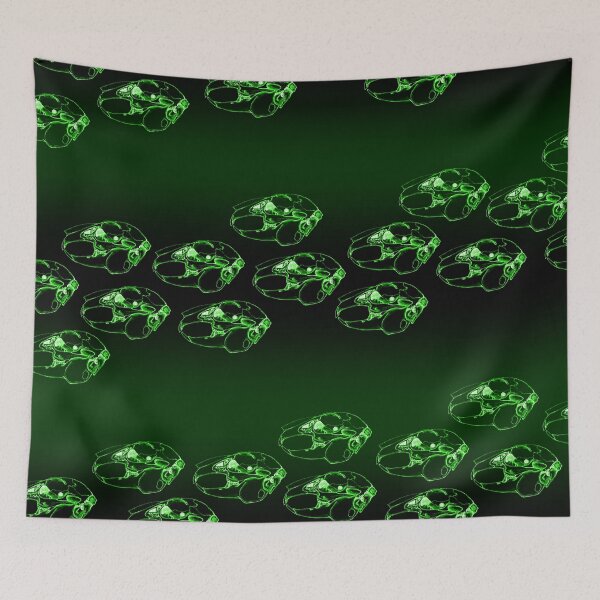 Item preview, Rabbit skulls green designed and sold by GorgeousScience.