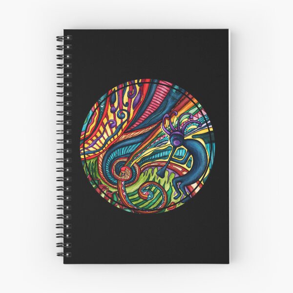 Item preview, Colorful Kokopelli flute player, native southwestern designed and sold by NadiaChevrel.
