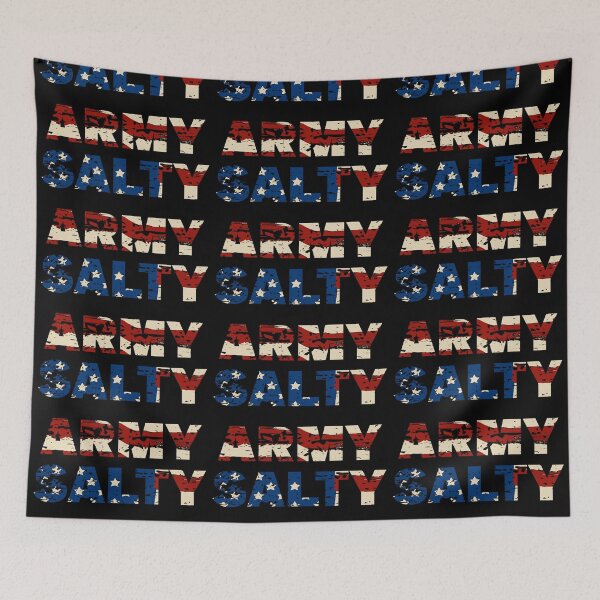 Item preview, SALTY ARMY THE SALT MUST FLOW designed and sold by CRINGEWORTHY TEES.