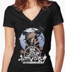Weltraumpirat 03 Shirt mit V-Ausschnitt