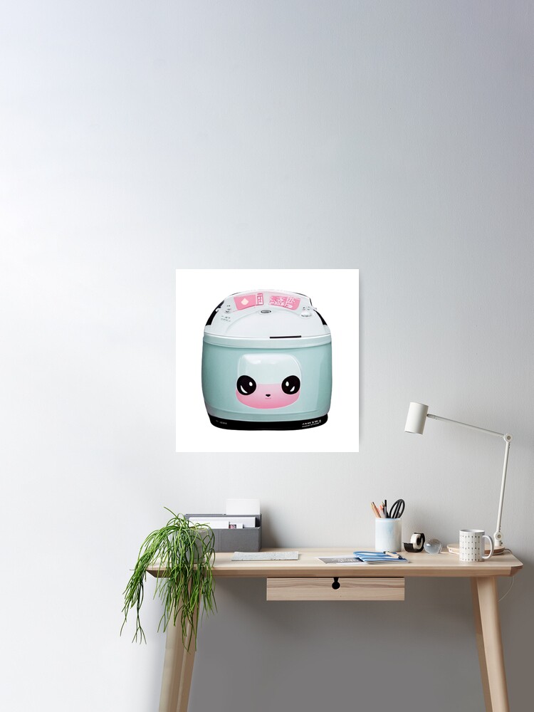 Kawaii Rice Cooker Poster for Sale by SteamedSashimi