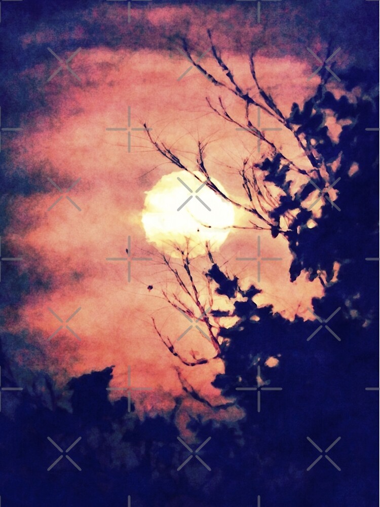 Full Moon Silhouette by perkinsdesigns