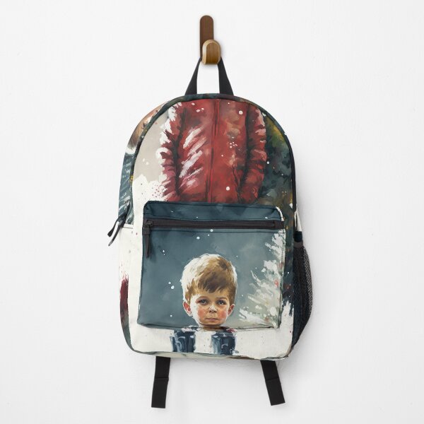 Item preview, Boy & Girl Christmas Tree Watercolour designed and sold by KLOIK.