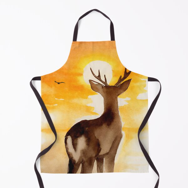 Item preview, Deer Looking At Sunset designed and sold by AyfuDesigns.