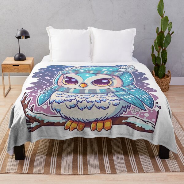 Item preview, Xmas Owl Retro Vintage Art, Owl Retro Vintage designed and sold by T-Shirt-Depot.