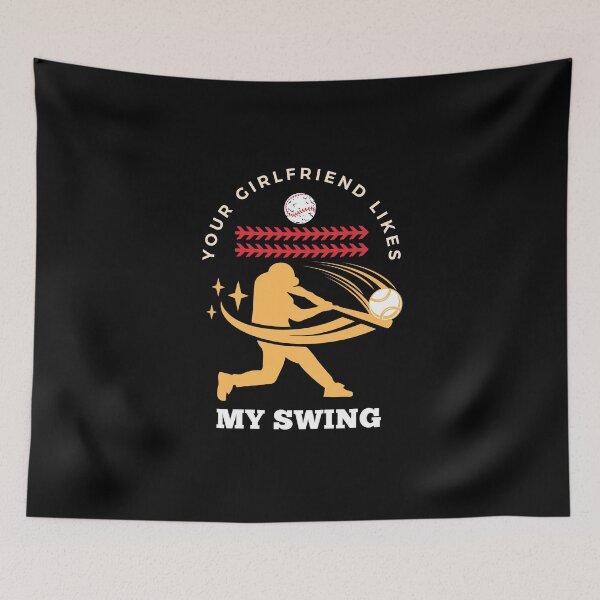 Item preview, YOUR GIRLFRIEND LIKES MY SWING. designed and sold by ELEGANTRETRO.