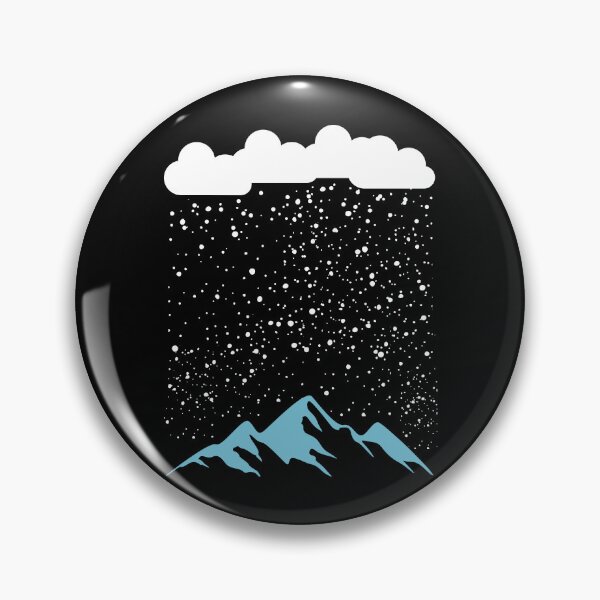 Artikelvorschau, Starker Schneefall Winter Berglandschaft Blizzard Snowfall Lover entworfen und verkauft von Artstastic.