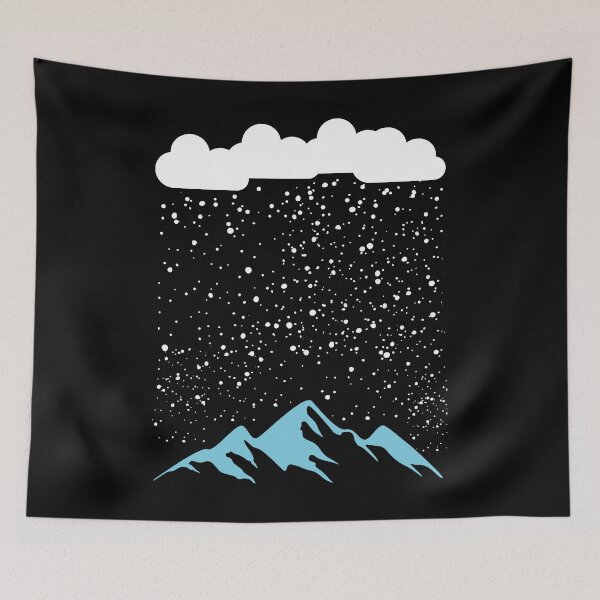Item preview, Heavy Snowfall Winter Mountain Landscape Blizzard Snowfall Lover designed and sold by Artstastic.