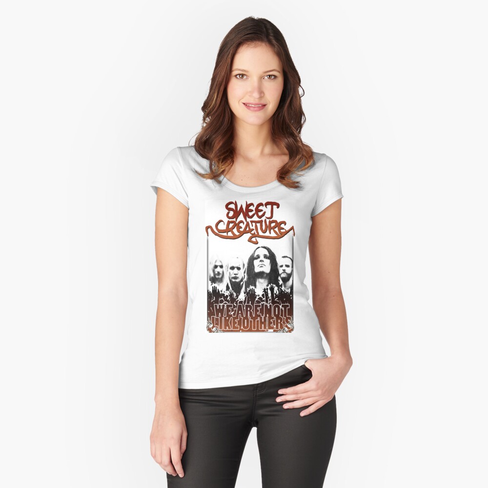 Item preview, Fitted Scoop T-Shirt designed and sold by sweetcreature66.