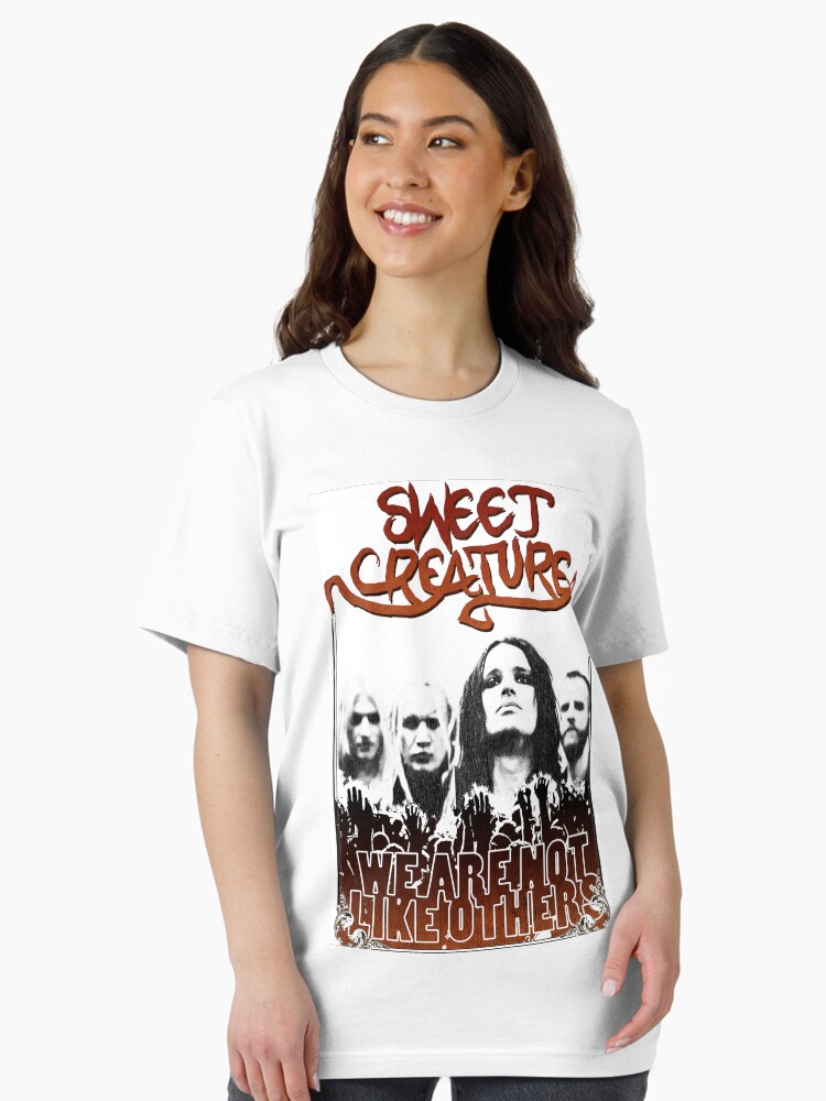 Thumbnail 2 of 7, Essential T-Shirt, Sweet Creature Band - Orange / White - Not like others designed and sold by sweetcreature66.