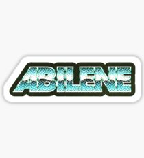 Abilene | Retro Chrome Sticker