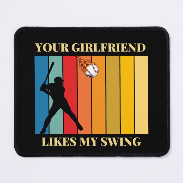 Item preview, YOUR GIRLFRIEND LIKES MY SWING. designed and sold by ELEGANTRETRO.
