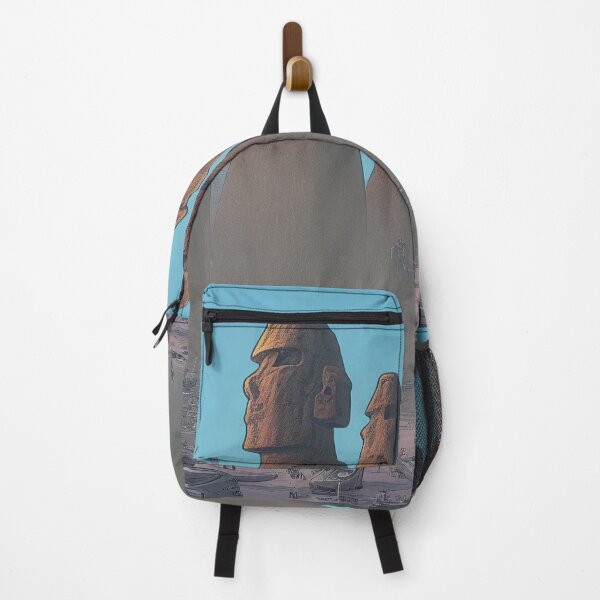 Item preview, Leaving Planet Easter, Moai Spaceport designed and sold by Parco-Mizzo.