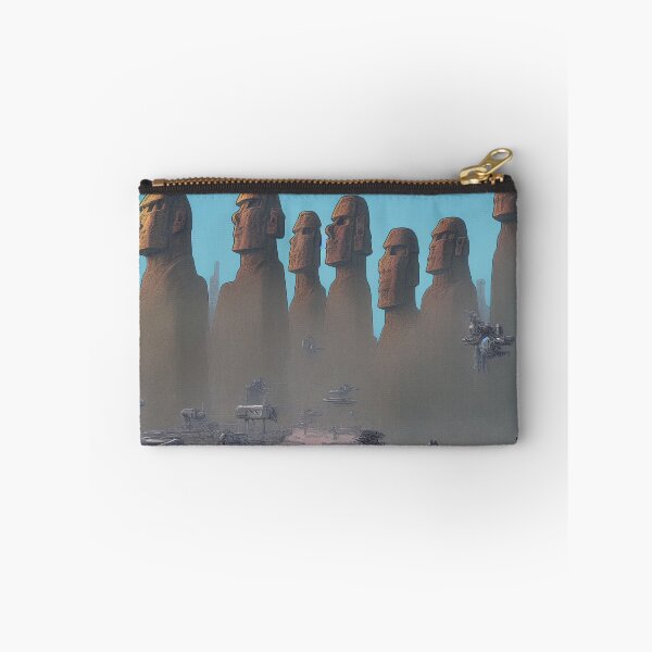 Item preview, Leaving Planet Easter, Moai Spaceport designed and sold by Parco-Mizzo.