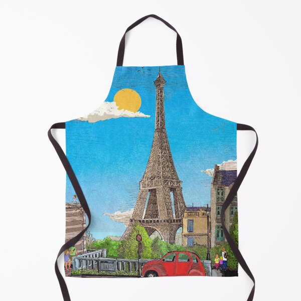 Item preview, Eiffel Tower Paris France Cityscape Illustration Art designed and sold by Wall-Art-Sketch.