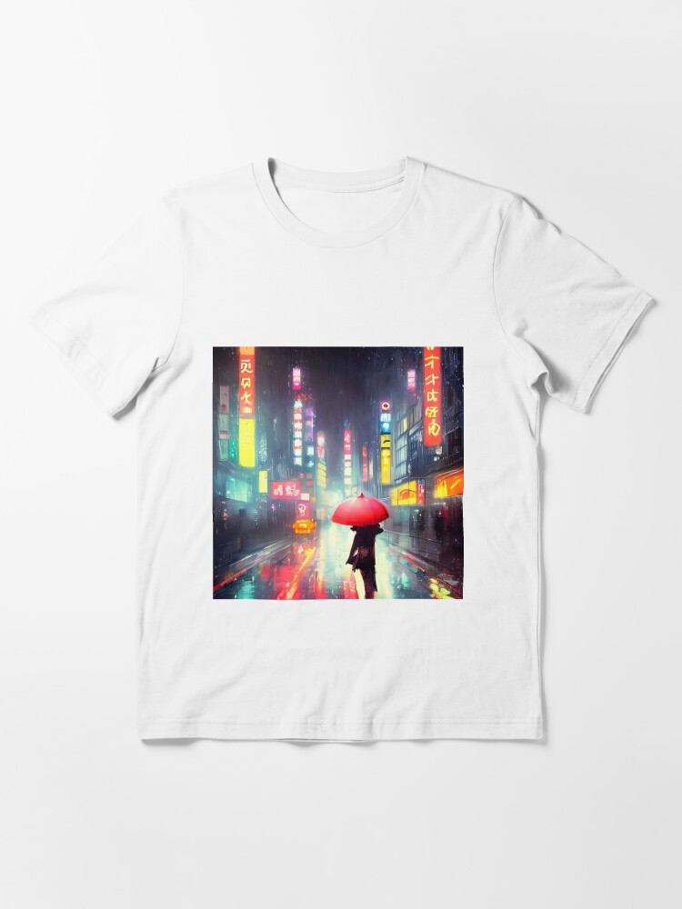 Tokyo Neon - A Lonely Man - Night | Essential T-Shirt