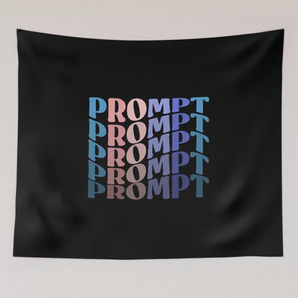 Item preview, Prompt Fade Colorful Typography  designed and sold by InnaPo ⭐⭐⭐⭐⭐.