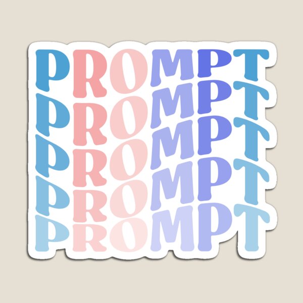 Item preview, Prompt Fade Colorful Typography  designed and sold by InnaPo ⭐⭐⭐⭐⭐.