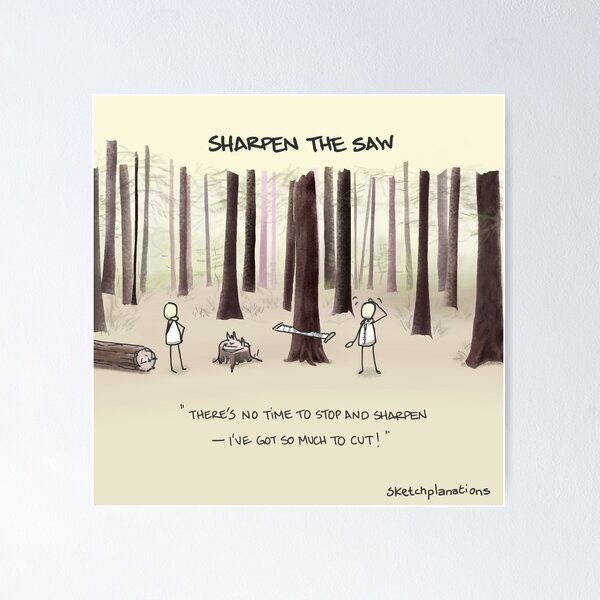 Item preview, Sharpen the saw designed and sold by Sketchplanations.