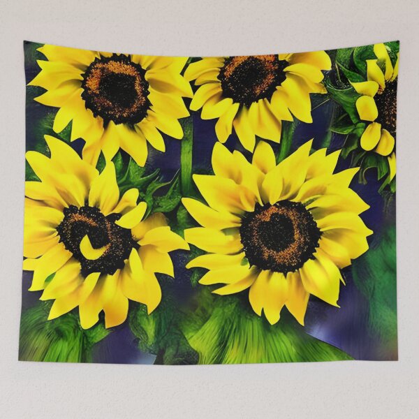Item preview, Sunny Bright Yellow Sunflowers designed and sold by The Love Quill.