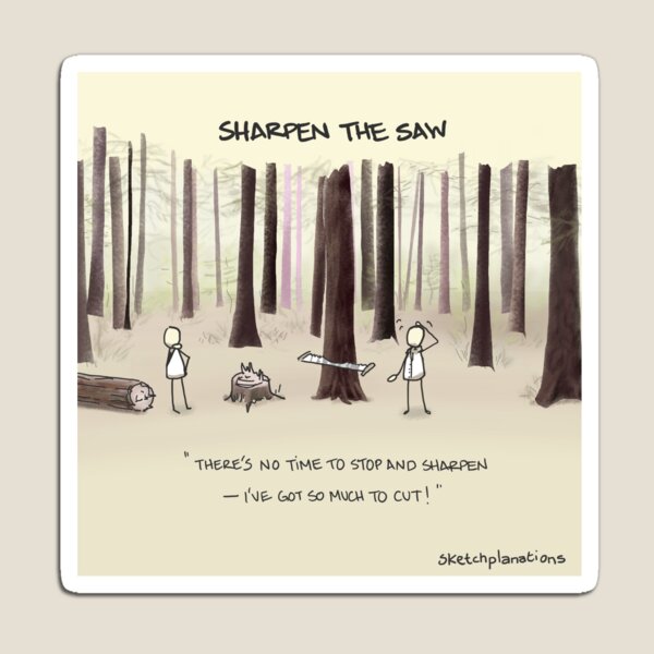 Item preview, Sharpen the saw designed and sold by Sketchplanations.
