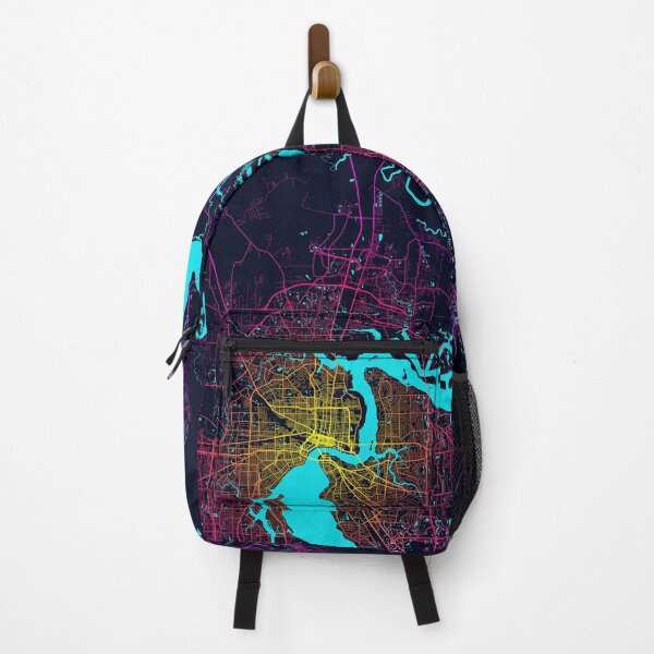 Item preview, Jacksonville City Map of Florida, USA - Neon designed and sold by deMAP.