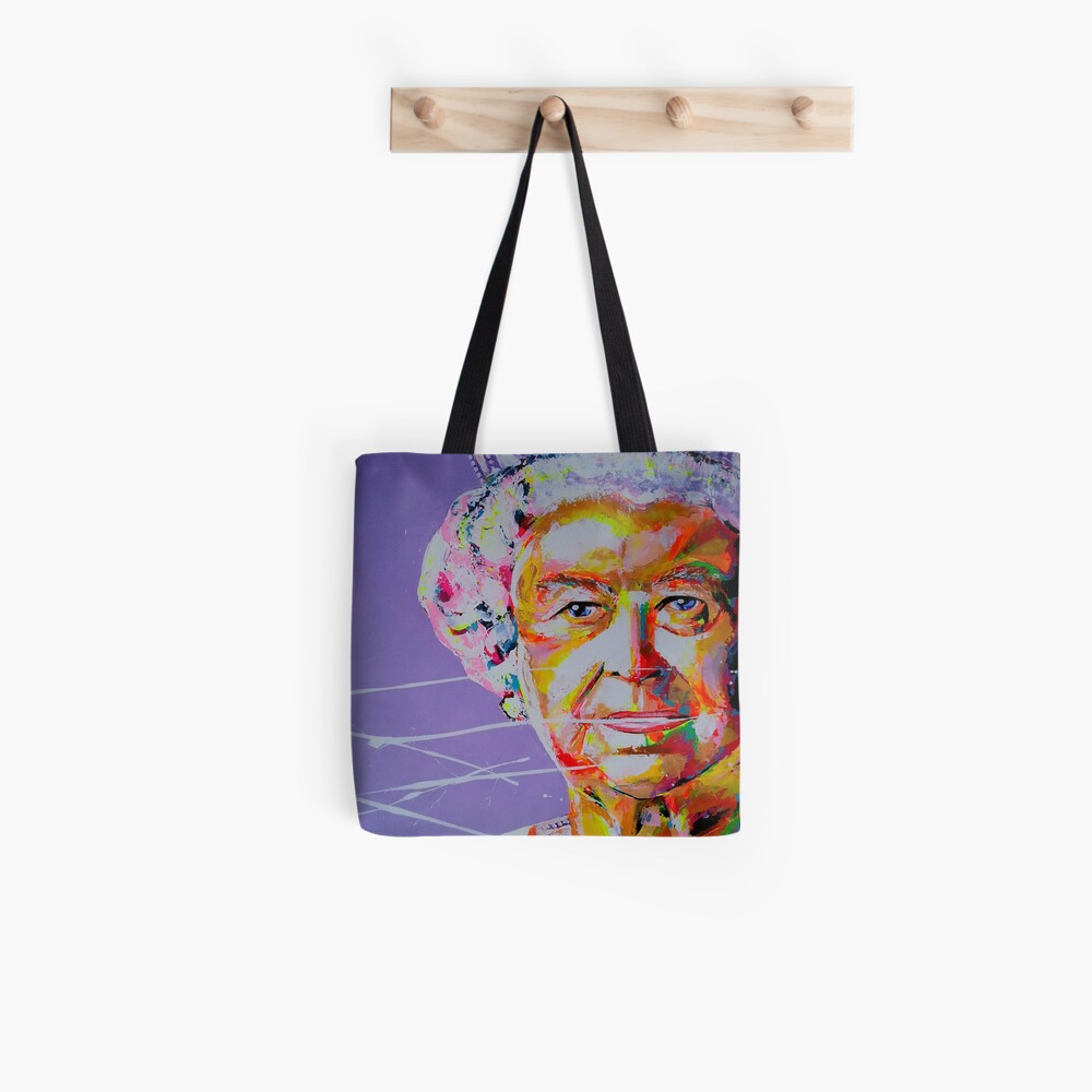 Tote bag « Queen Elizabeth II - Reine d'Angleterre Elisabeth II Artpainting»