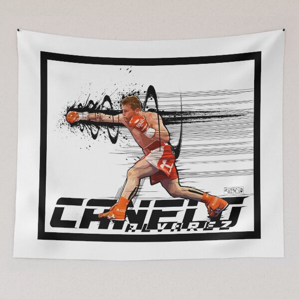 Item preview, Canelo Alvarez ink Artwork WHITE by shunsuke designed and sold by shunsukevisuals.