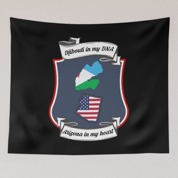 Item preview, Djibouti in my DNA, Arizona in my heart Heritage designed and sold by Tony ⭐⭐⭐⭐⭐.
