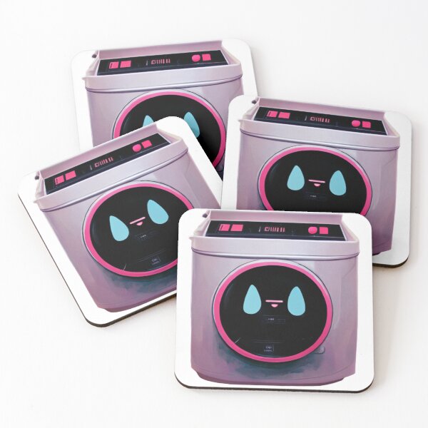 Item preview, Kawaii Washing Machine designed and sold by SteamedSashimi.