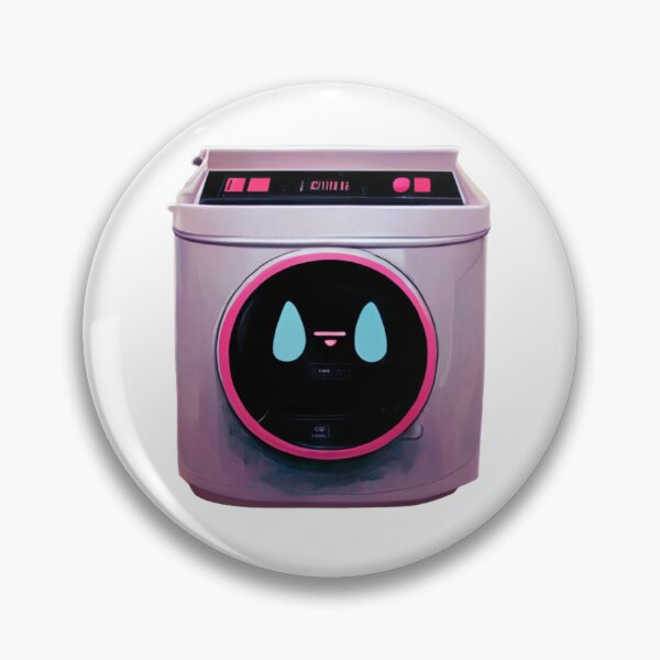 Item preview, Kawaii Washing Machine designed and sold by SteamedSashimi.