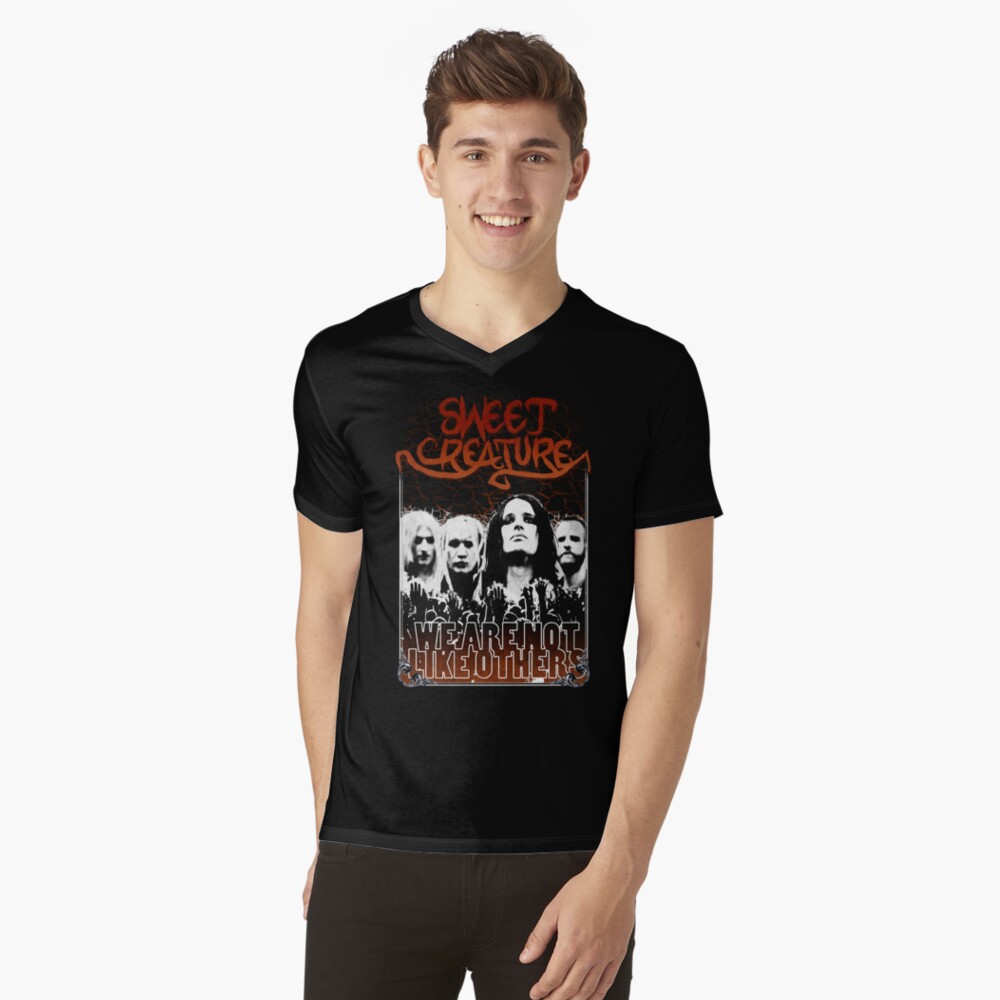Item preview, V-Neck T-Shirt designed and sold by sweetcreature66.