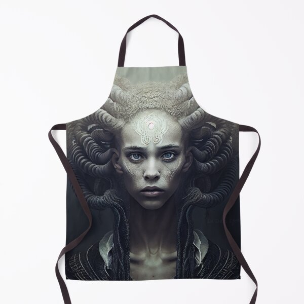 Item preview, Dark surreal fantasy biomechanics lady designed and sold by ladarkepoque.