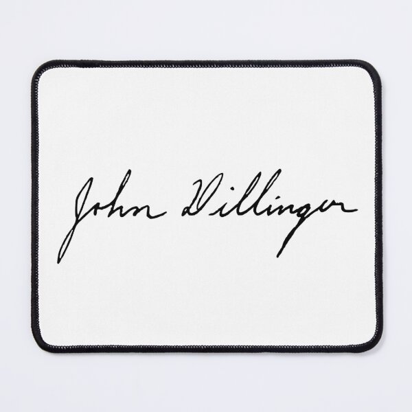 Item preview, John Herbert Dillinger Signature designed and sold by Gentle40Winks.